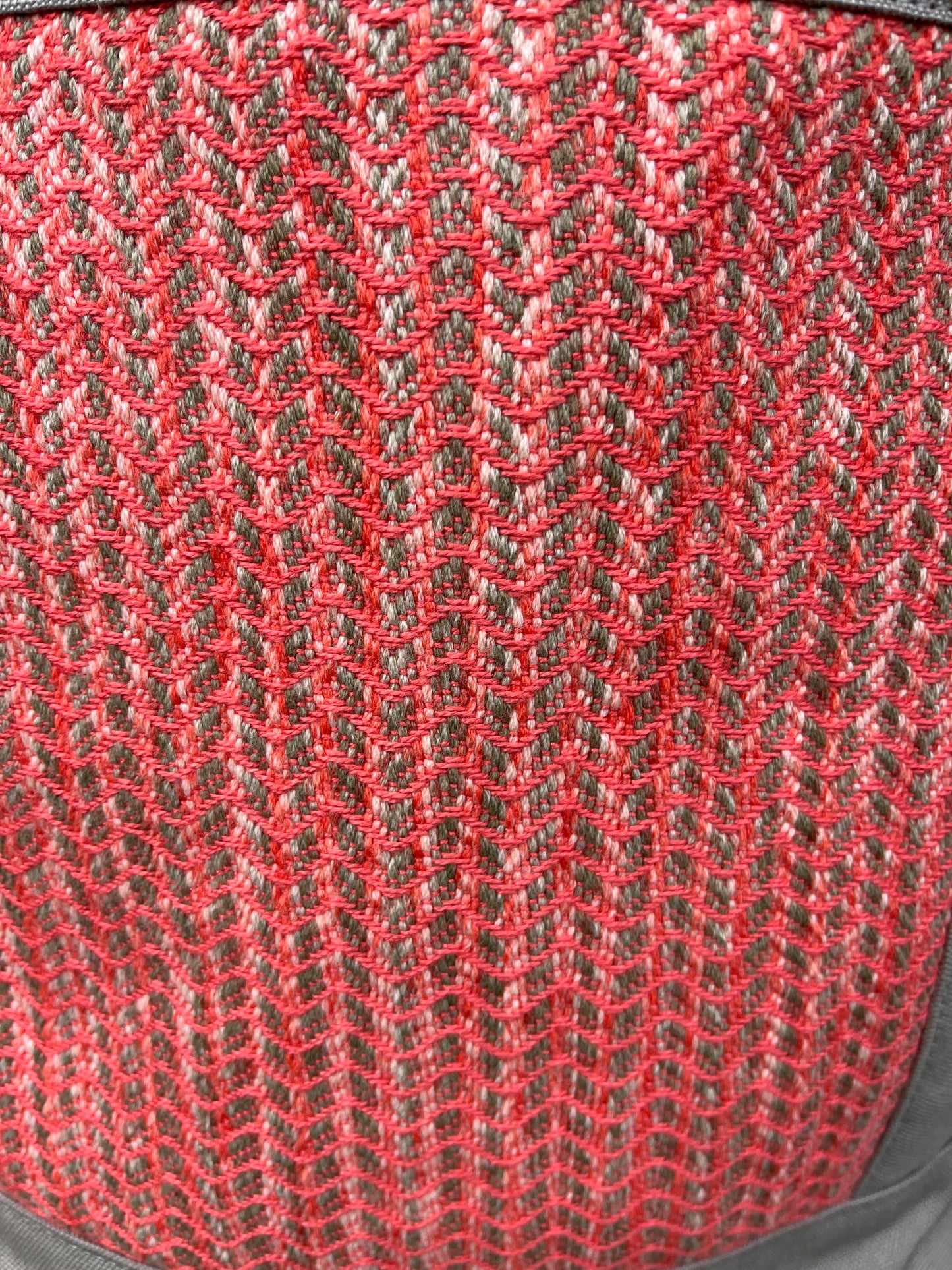 Bent Snap Tote 125 - Salmon textile / Ash canvas