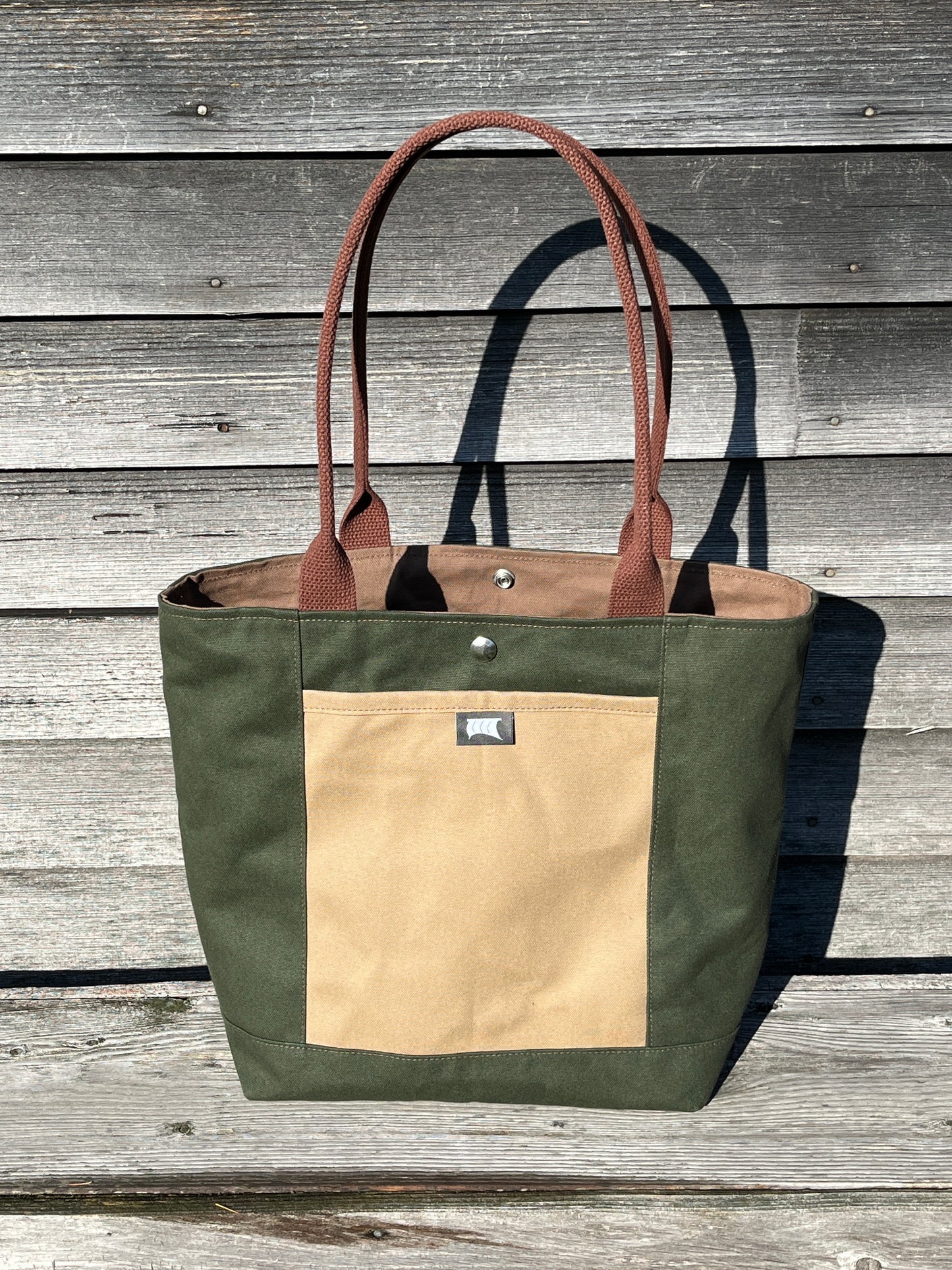 Snap Tote - Olive/khaki
