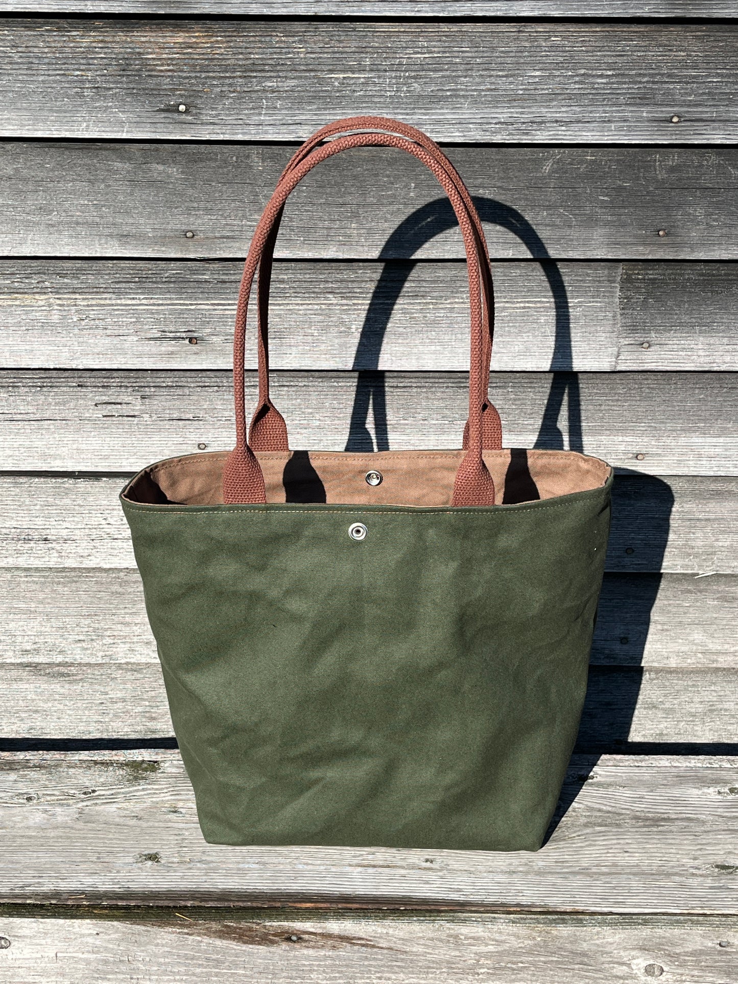 Snap Tote - Olive/khaki