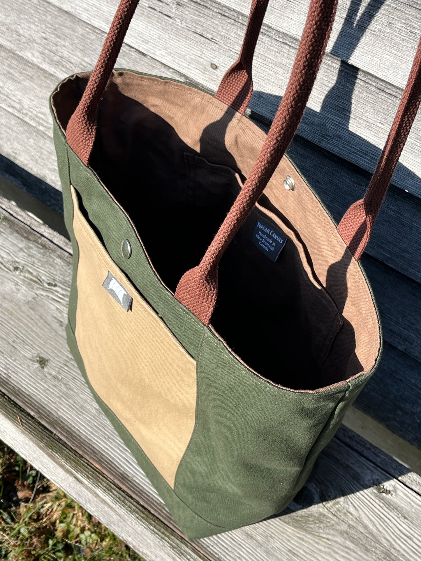 Snap Tote - Olive/khaki