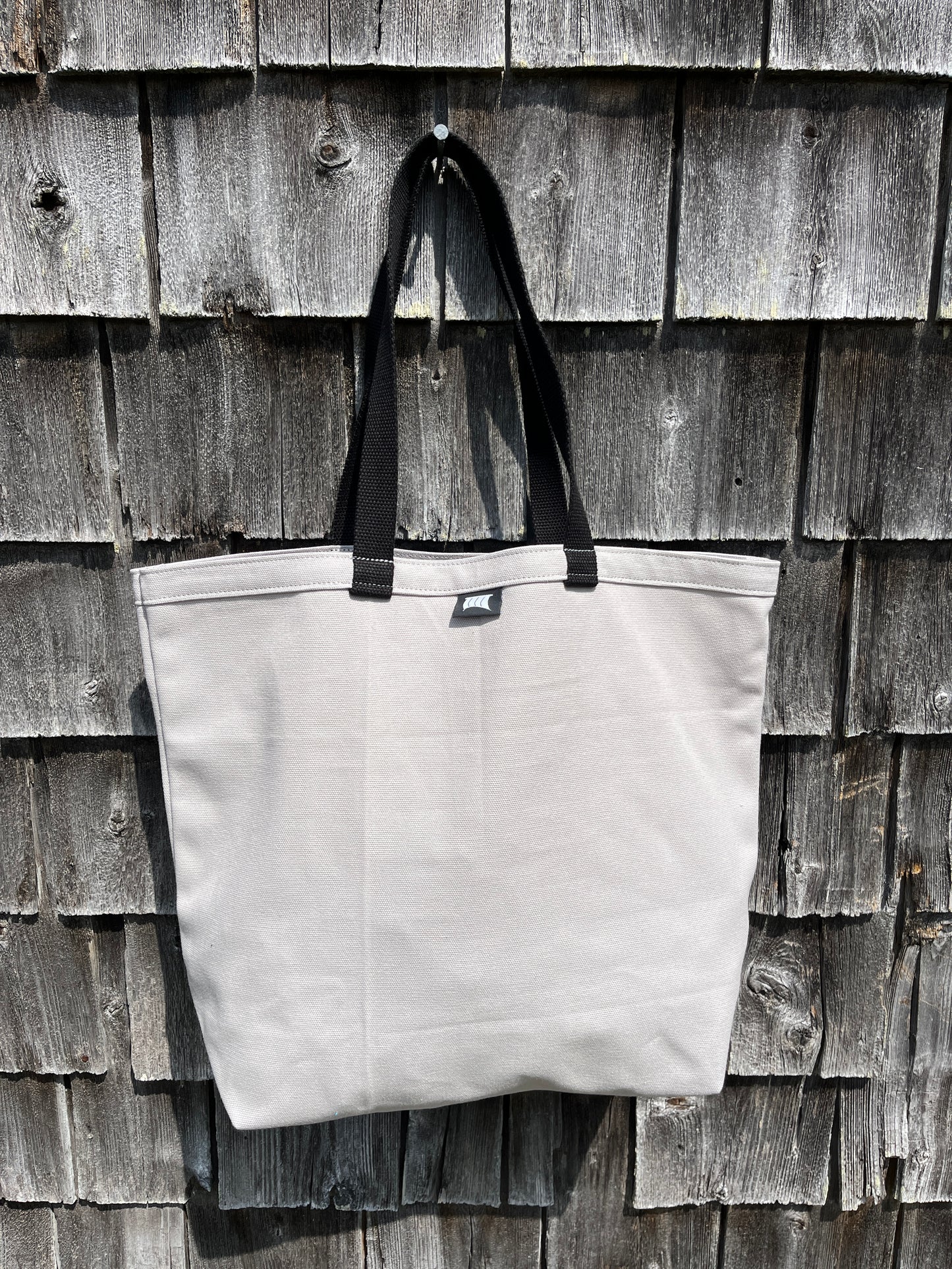 Market Tote - Ash bag / black handles