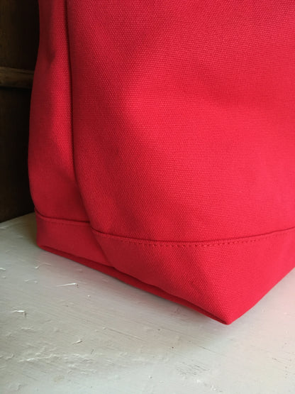 BIG RED TOTE - Red/pink